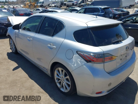 2013 Lexus CT 200h with VIN JTHKD5BH0D2135310, listed as a IAAI auction lot 40105012 with 101,930 mi miles and . Bid and sale history available at DreamBid. Image 3.