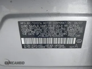 2007 Lexus LS 460 z VIN JTHBL46F575044235, wystawiony jako IAAI lot #42518998 z przebiegiem 224 489 mil mil oraz . Historia ofert i sprzedaży dostępna na DreamBid. Obrazek 9.