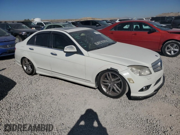2009 Mercedes-Benz C 300 Sport with VIN WDDGF54X89R055926, listed as a Copart auction lot 73758014 with Not provided miles and Salvage title. Bid and sale history available at DreamBid. Image 4.