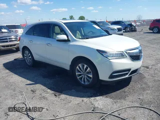 2015 Acura MDX Technology with VIN 5FRYD4H45FB021022, listed as a IAAI auction lot 42006885 with 124,057 mi miles and . Bid and sale history available at DreamBid. Image 1.