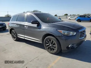 2013 Infiniti JX35 with VIN 5N1AL0MN8DC317994, listed as a Copart auction lot 76059494 with 164,953 mi miles and Clean Title. Bid and sale history available at carsss.com. Image 4.