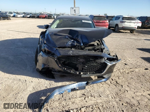 2025 Mazda 3 S with VIN 3MZBPAAM6SM455847, listed as a Copart auction lot 50470785 with Not Provided miles and Salvage Title. Bid and sale history available at DreamBid. Image 5.