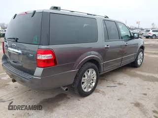 2014 Ford Expedition EL Limited with VIN 1FMJK1K5XEEF07409, listed as a IAAI auction lot 41709606 with 140,874 mi miles. Bid and sale history available at carsss.com. Image 4.