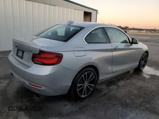 2020 BMW 2 Series 230i with VIN WBA2J1C09L7F46458, listed as a Copart auction lot 42691185 with 43,883 mi miles and Non Repairable. Bid and sale history available at carsss.com. Image 3.