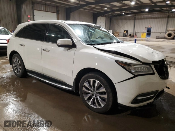2015 Acura MDX Technology z VIN 5FRYD4H63FB005676, wystawiony jako Copart lot #41363205 z przebiegiem 123 298 mil mil oraz Szkoda całkowita • Salvage title. Historia ofert i sprzedaży dostępna na DreamBid. Obrazek 4.