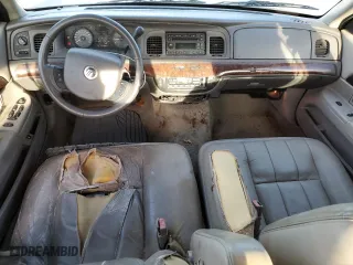2007 Mercury Grand Marquis LS with VIN 2MEFM75W37X600431, listed as a Copart auction lot 89334455 with 114,880 mi miles and Salvage Title. Bid and sale history available at carsss.com. Image 8.