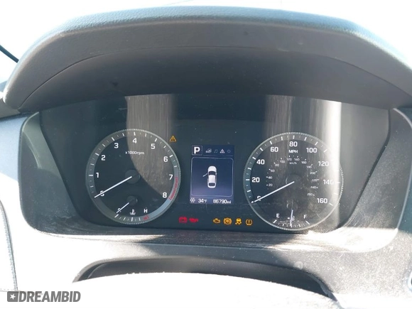 2016 Hyundai Sonata 2.4L SE with VIN 5NPE24AF6GH296455, listed as a IAAI auction lot 41407486 with 86,790 mi miles. Bid and sale history available at carsss.com. Image 7.