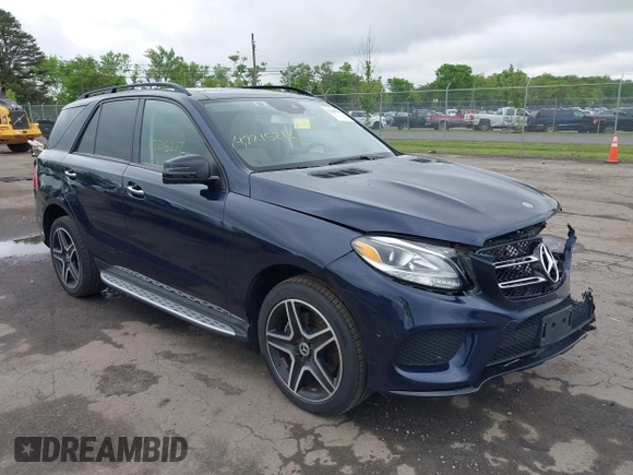 2018 Mercedes-Benz GLE 350 with VIN 4JGDA5JB0JB169450, listed as a IAAI auction lot 42215212 with 108,393 mi miles and . Bid and sale history available at DreamBid. Image 1.