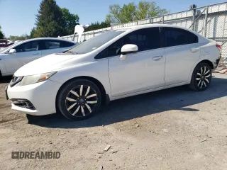 2014 Honda Civic EX-L with VIN 19XFB2F96EE200188, listed as a Copart auction lot 54687825 with 152,439 mi miles and Salvage Title. Bid and sale history available at DreamBid. Image 1.
