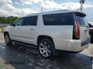 2018 Cadillac Escalade ESV Luxury z VIN 1GYS4HKJ0JR250573, wystawiony jako Copart lot #59021565 z przebiegiem 155 728 mil mil oraz Czysty tytuł • Clean title. Historia ofert i sprzedaży dostępna na DreamBid. Obrazek 2.