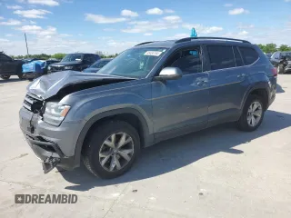 2020 Volkswagen Atlas SE with VIN 1V2DP2CA8LC500101, listed as a Copart auction lot 48404194 with 58,287 mi miles and . Bid and sale history available at DreamBid. Image 1.