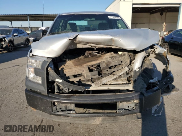 2017 Ford F-150 XL with VIN 1FTEX1C82HKD03287, listed as a Copart auction lot 77462644 with 157,064 mi miles and Salvage Title. Bid and sale history available at carsss.com. Image 5.
