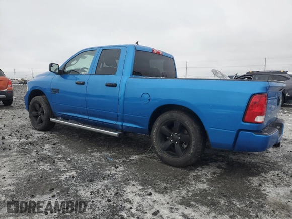 2021 Ram 1500 Tradesman with VIN 1C6RR7FG3MS573549, listed as a Copart auction lot 41591475 with 18,806 mi miles and Salvage title. Bid and sale history available at DreamBid. Image 2.