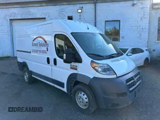2017 Ram ProMaster Cargo with VIN 3C6TRVCG6HE537734, listed as a Copart auction lot 76005984 with 218,832 mi miles and Salvage Title. Bid and sale history available at carsss.com. Image 2.