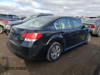 2010 Subaru Legacy 2.5i with VIN 4S3BMCA68A3241421, listed as a Copart auction lot 41120364 with 58,417 mi miles and Salvage Title. Bid and sale history available at carsss.com. Image 3.