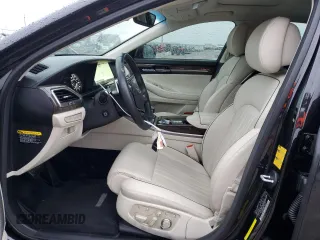 2019 Genesis G90 Premium with VIN KMTF34JA4KU061655, listed as a Copart auction lot 37555434 with 23,106 mi miles and . Bid and sale history available at carsss.com. Image 7.