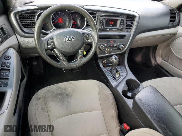 2013 Kia Optima LX with VIN 5XXGM4A75DG196348, listed as a Copart auction lot 53965975 with 156,781 mi miles and Salvage Title. Bid and sale history available at carsss.com. Image 8.