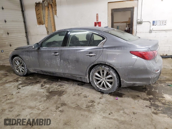 2015 Infiniti Q50 Sport with VIN JN1BV7AR5FM407039, listed as a Copart auction lot 45882655 with 99,813 mi miles and Salvage title. Bid and sale history available at DreamBid. Image 2.