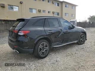 2023 Mercedes-Benz GLC with VIN W1NKM4GB9PU025907, listed as a Copart auction lot 45935185 with 0 mi miles and Salvage Title. Bid and sale history available at carsss.com. Image 3.