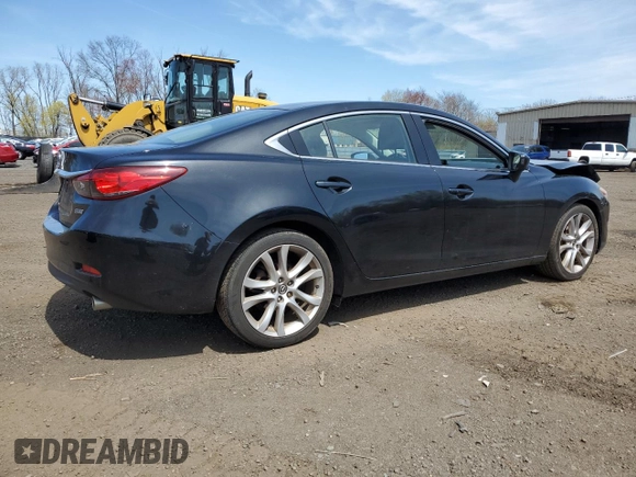 2016 Mazda Mazda6 i Touring with VIN JM1GJ1V56G1475081, listed as a Copart auction lot 54123615 with 72,502 mi miles and Salvage Title. Bid and sale history available at carsss.com. Image 3.