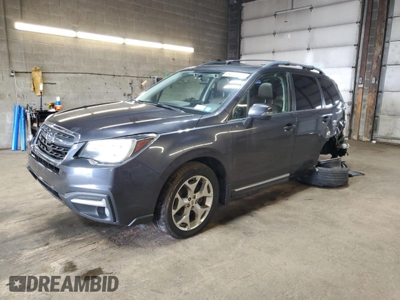 2017 Subaru Forester Touring with VIN JF2SJAWC8HH540255, listed as a Copart auction lot 54015615 with 89,275 mi miles and Salvage Title. Bid and sale history available at DreamBid. Image 1.