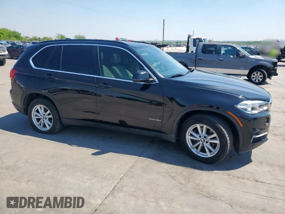 2015 BMW X5 sDrive35i with VIN 5UXKR2C53F0H35941, listed as a Copart auction lot 52117285 with 0 mi miles and Clean Title. Bid and sale history available at carsss.com. Image 4.