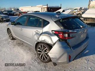 2024 Subaru Impreza Sport with VIN JF1GUAFC6R8871242, listed as a Copart auction lot 44423095 with 1,949 mi miles and Salvage Title. Bid and sale history available at carsss.com. Image 2.