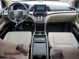 2020 Honda Odyssey EX with VIN 5FNRL6H57LB038073, listed as a Copart auction lot 54979525 with 38,114 mi miles and Salvage title. Bid and sale history available at DreamBid. Image 8.