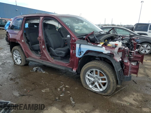 2024 Jeep Grand Cherokee Laredo X with VIN 1C4RJHAG7RC161889, listed as a Copart auction lot 47974835 with 0 mi miles and Non Repairable. Bid and sale history available at carsss.com. Image 4.