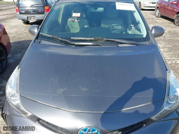 2017 Toyota Prius v Two with VIN JTDZN3EU4HJ056180, listed as a IAAI auction lot 41993330 with 1 mi miles. Bid and sale history available at carsss.com. Image 10.