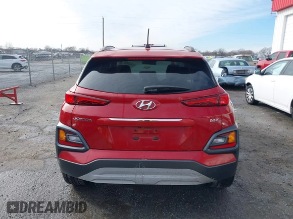2018 Hyundai Kona Limited with VIN KM8K33A56JU105790, listed as a IAAI auction lot 41363532 with 123,285 mi miles. Bid and sale history available at carsss.com. Image 16.