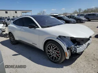 2022 Ford Mustang Mach-E GT with VIN 3FMTK4SX7NMA38575, listed as a Copart auction lot 52729185 with 28,088 mi miles and Salvage title. Bid and sale history available at DreamBid. Image 4.