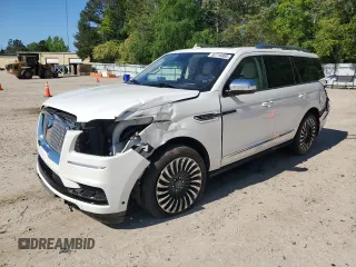2020 Lincoln Navigator Black Label with VIN 5LMJJ2TT4LEL00935, listed as a Copart auction lot 52716885 with 51,893 mi miles and Salvage title. Bid and sale history available at DreamBid. Image 1.