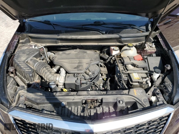 2021 Cadillac XT5 FWD Premium Luxury with VIN 1GYKNCRS2MZ180884, listed as a Copart auction lot 50433445 with 27,246 mi miles and Salvage Title. Bid and sale history available at carsss.com. Image 12.
