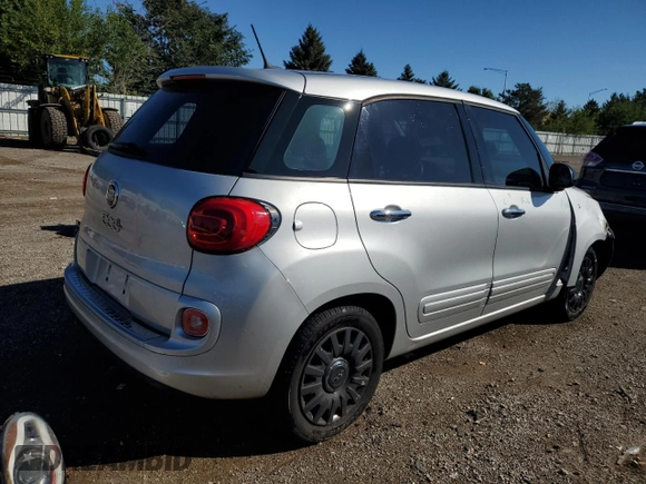 2015 FIAT 500L Pop with VIN ZFBCFAAH0FZ035988, listed as a Copart auction lot 72467544 with 50,168 mi miles and Salvage Title. Bid and sale history available at carsss.com. Image 3.