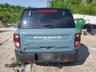 2023 Ford Bronco Sport Outer Banks with VIN 3FMCR9C68PRD15464, listed as a Copart auction lot 55384775 with 29,413 mi miles and Salvage title. Bid and sale history available at DreamBid. Image 6.