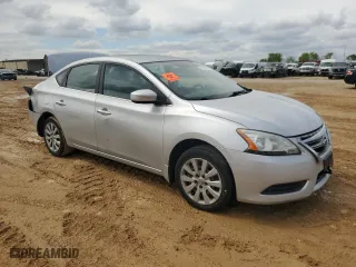2014 Nissan Sentra SV with VIN 3N1AB7AP8EY314434, listed as a Copart auction lot 51108675 with 123,485 mi miles and Salvage Title. Bid and sale history available at carsss.com. Image 4.