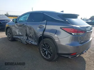 2022 Lexus RX 350 F Sport with VIN 2T2YZMDA5NC311726, listed as a IAAI auction lot 42451167 with 28,304 mi miles and . Bid and sale history available at DreamBid. Image 3.