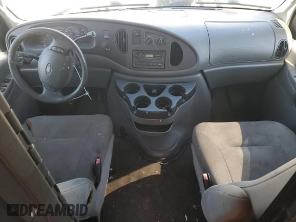 2007 Ford Econoline Cargo Commercial with VIN 1FTNE14W67DB32713, listed as a Copart auction lot 45550425 with 209,925 mi miles and Salvage Title. Bid and sale history available at DreamBid. Image 8.