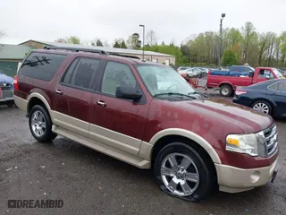 2010 Ford Expedition EL XLT with VIN 1FMJK1H54AEA88491, listed as a IAAI auction lot 41974332 with 107,537 mi miles. Bid and sale history available at carsss.com. Image 1.
