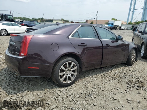 2009 Cadillac CTS AWD w/1SB with VIN 1G6DT57V490106958, listed as a Copart auction lot 64246244 with 0 mi miles and Salvage Title. Bid and sale history available at carsss.com. Image 3.
