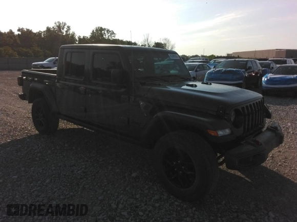 2021 Jeep Gladiator 80th Anniversary with VIN 1C6HJTAG7ML619025, listed as a Copart auction lot 63309365 with 69,126 mi miles and Salvage title. Bid and sale history available at DreamBid. Image 4.