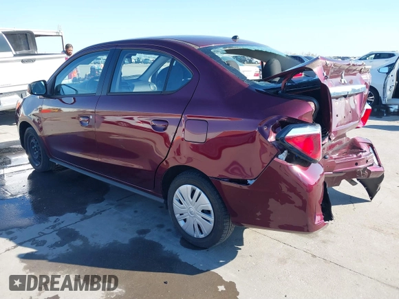 2022 Mitsubishi Mirage ES z VIN ML32FUFJ2NHF03767, wystawiony jako IAAI lot #41153905 z przebiegiem 29 337 mil mil oraz . Historia ofert i sprzedaży dostępna na DreamBid. Obrazek 3.