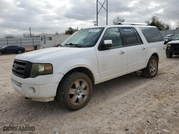 2009 Ford Expedition EL Limited with VIN 1FMFK205X9EB20427, listed as a Copart auction lot 82390454 with 194,255 mi miles and Salvage Title. Bid and sale history available at carsss.com. Image 1.