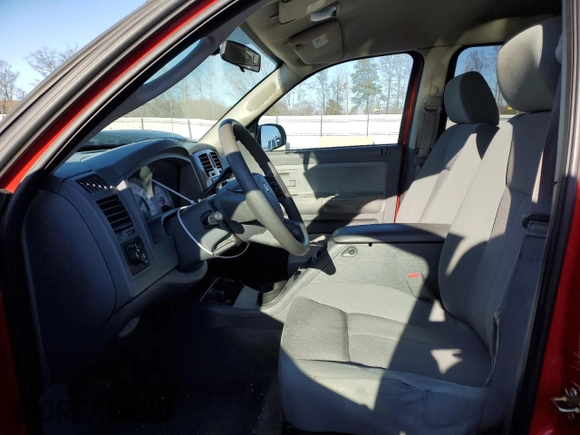 2005 Dodge Dakota SLT with VIN 1D7HE48N85S365376, listed as a Copart auction lot 43654885 with 182,708 mi miles and Salvage Title. Bid and sale history available at DreamBid. Image 7.