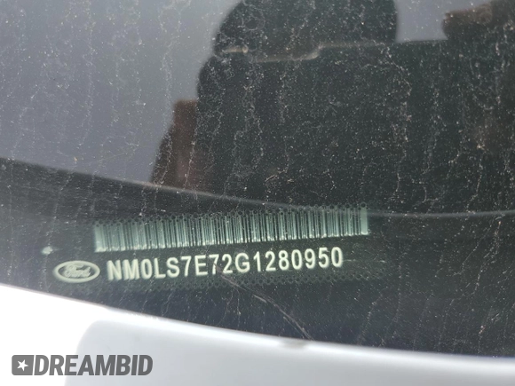 2016 Ford Transit Connect XL with VIN NM0LS7E72G1280950, listed as a Copart auction lot 57559465 with 84,630 mi miles and Salvage title. Bid and sale history available at DreamBid. Image 13.