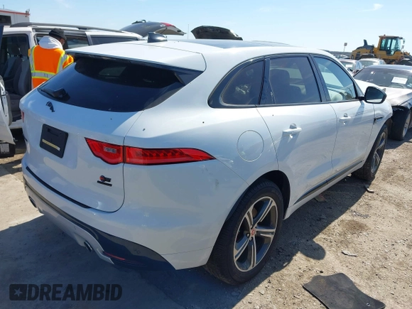 2020 Jaguar F-Pace S with VIN SADCM2FV5LA638361, listed as a IAAI auction lot 41670773 with 33,312 mi miles and . Bid and sale history available at DreamBid. Image 4.