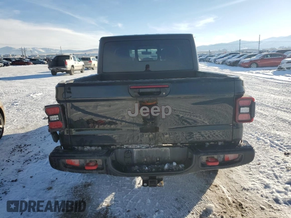 2021 Jeep Gladiator Rubicon с VIN 1C6JJTBG8ML582485, выставлен на аукционе Copart как лот 41758255 с пробегом 48 143 миль миль и Чистый • Clean title. История ставок и продаж доступна на DreamBid. Изображение 6.