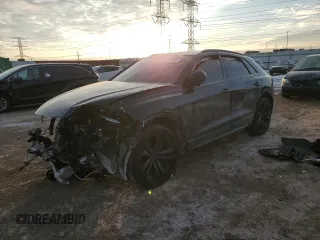2019 Audi Q8 Premium with VIN WA1AVAF14KD021421, listed as a Copart auction lot 88625195 with 0 mi miles and Salvage Title. Bid and sale history available at carsss.com. Image 1.