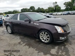 2009 Cadillac CTS RWD with VIN 1G6DV57V490111006, listed as a Copart auction lot 66313174 with 148,467 mi miles and Salvage Title. Bid and sale history available at DreamBid. Image 4.